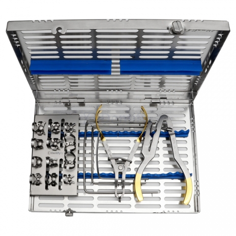 Dental Rubber Dam Kit with Sterilization Cassette