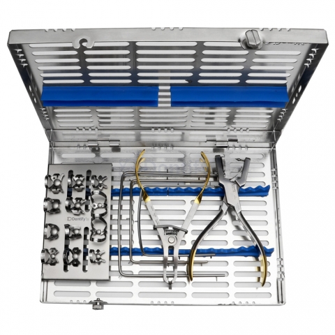 Dental Rubber Dam Kit with Sterilization Cassette