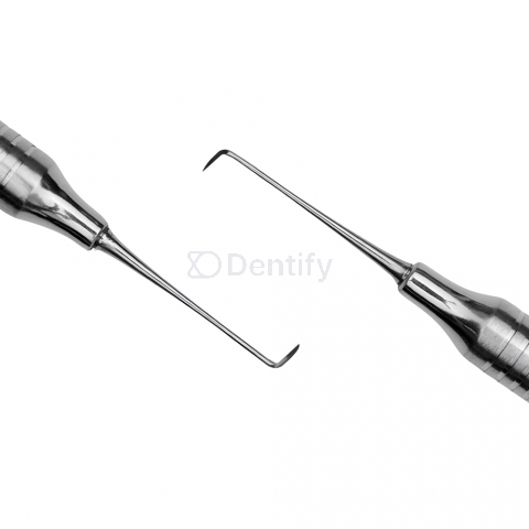 Dental Sickle Scaler Morse 000 Anterior Double-End 10mm Handle