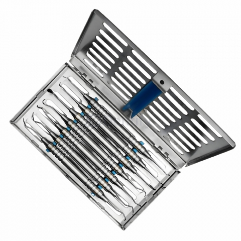 Dentify Dental Sickle Scaler Set of 7 - Dental Scaling Kit