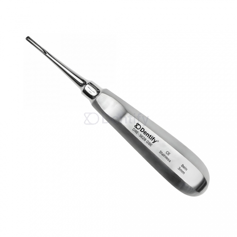 Bein Root Elevator 3mm Straight Stainless Steel Dental Extraction Tool

