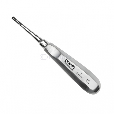 Bein Root Elevator 4mm Straight Stainless Steel Dental Extraction Tool
