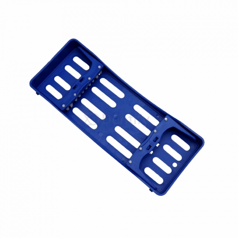 Sterilization Cassette Plastic Autoclavable Blue